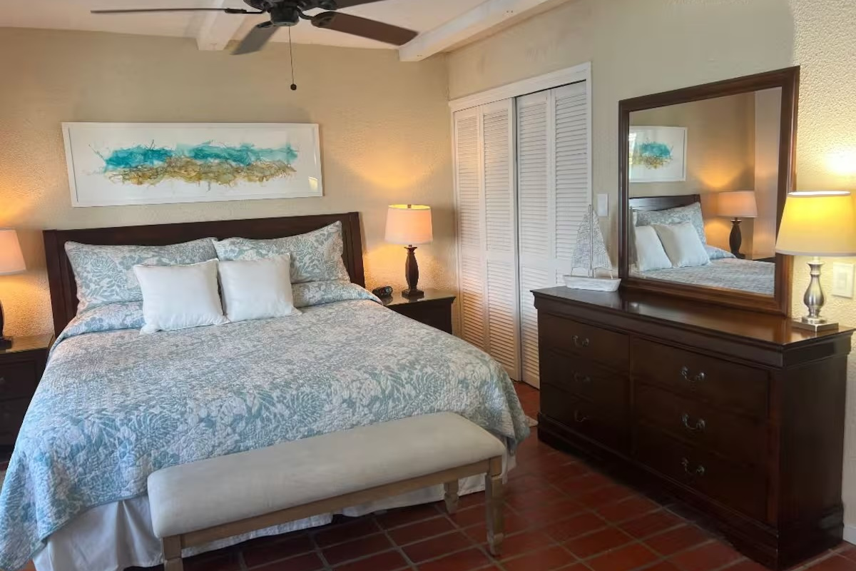 Wake up to beautiful ocean views from the comfort of the primary suite.