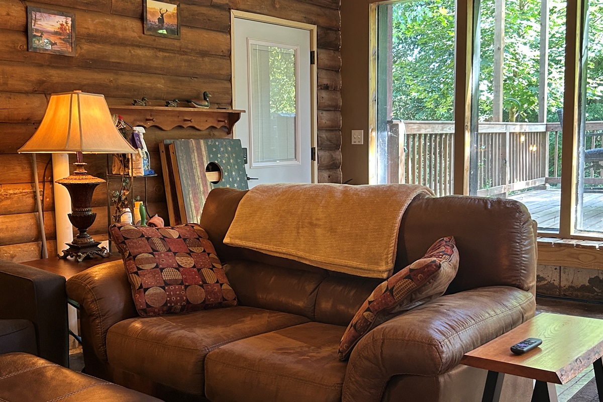 The door on the left leads to the Guest Quarters.