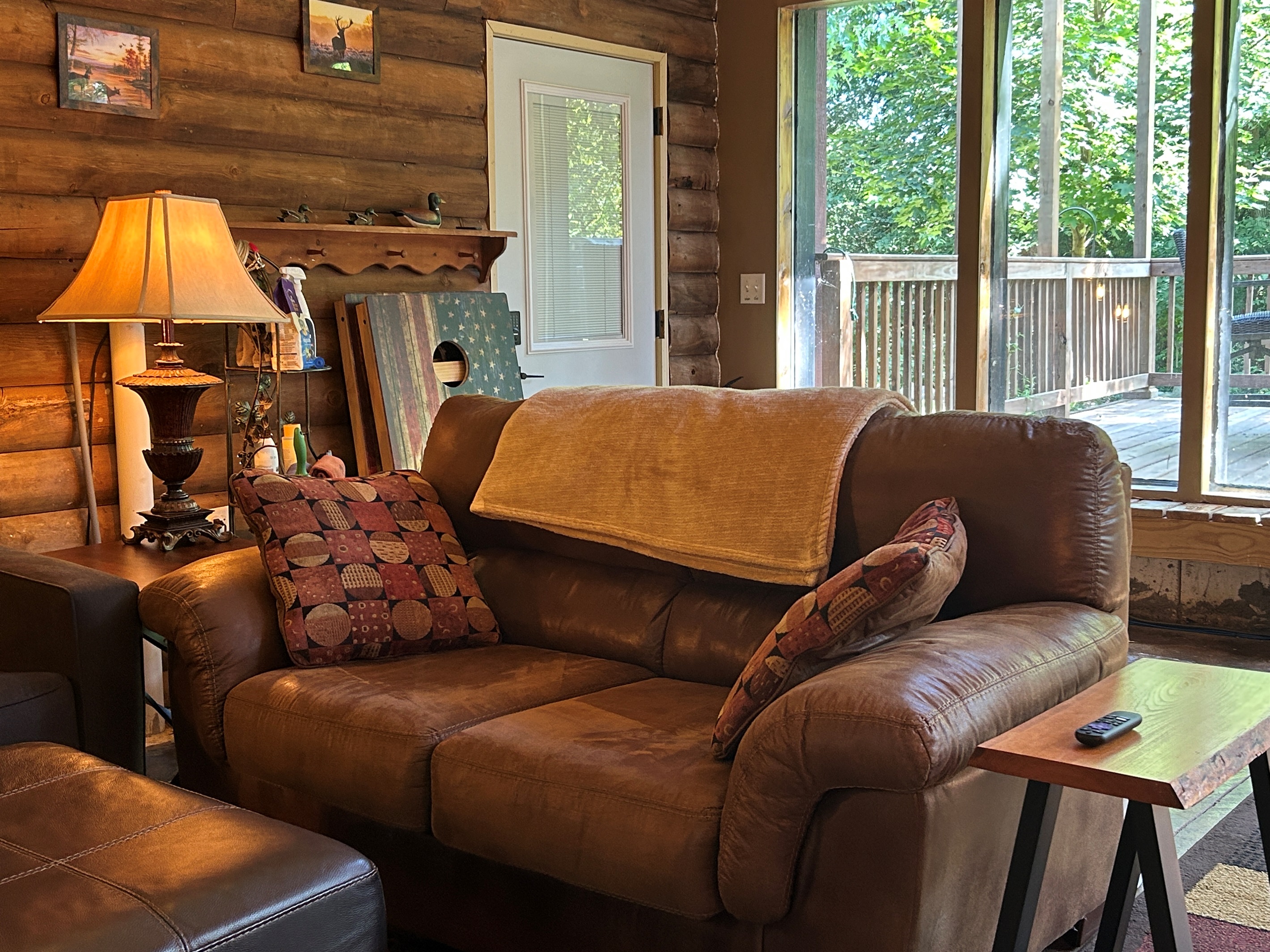 The door on the left leads to the Guest Quarters.