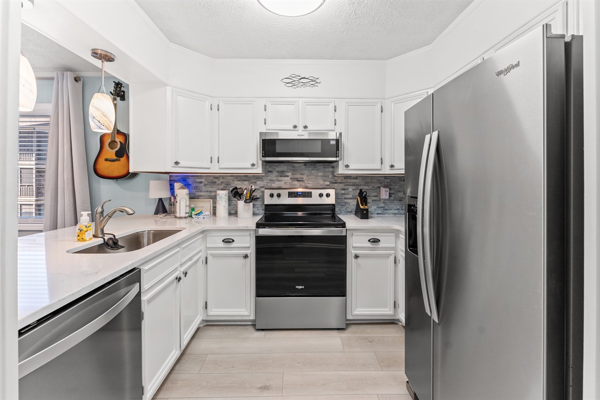 Well equipped and up to date kitchen, with everything you will need