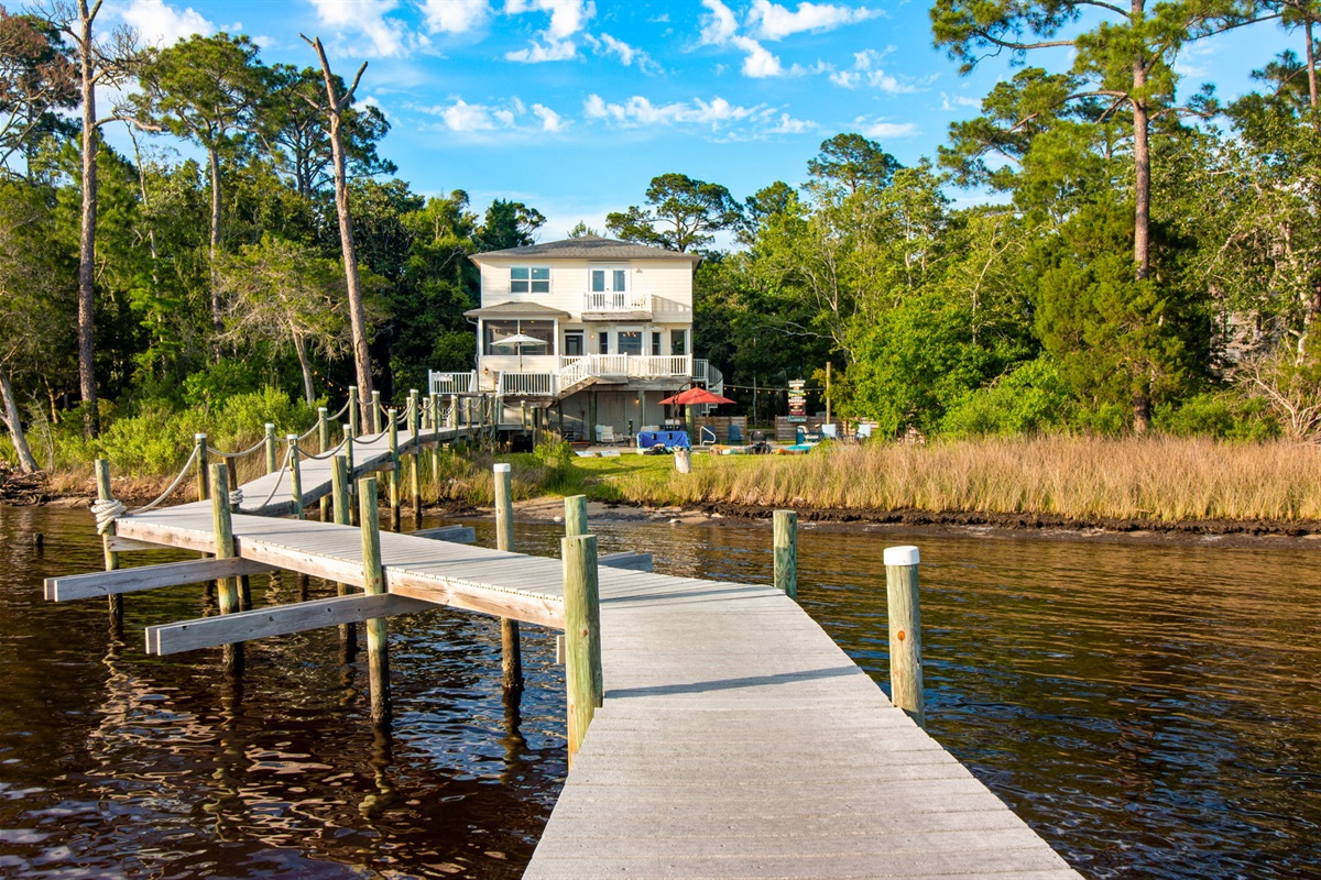 Boat walk-way