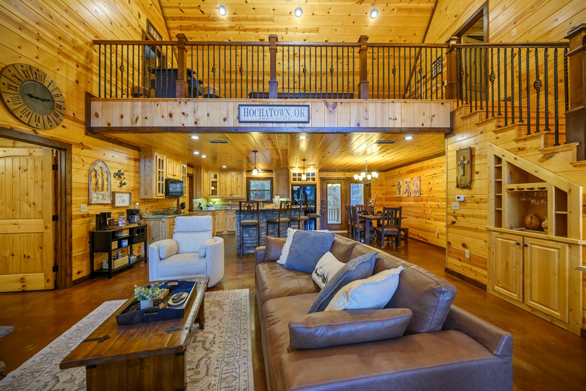 🔥 Open-concept living with fireside warmth