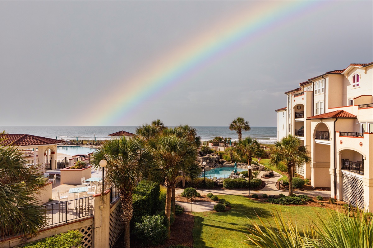 Check out the rainbow!