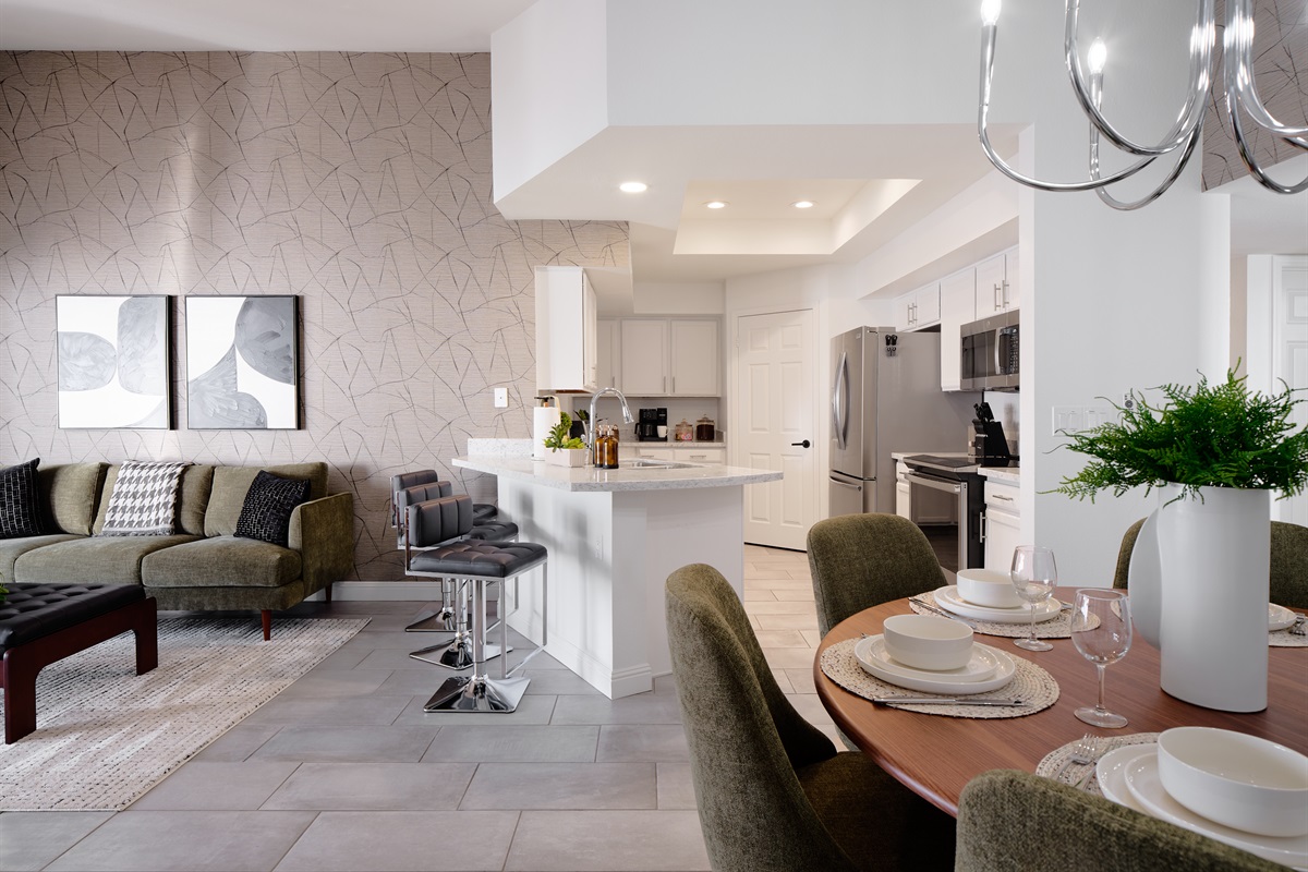 Family Room 2 Opens to Kitchen + Dining