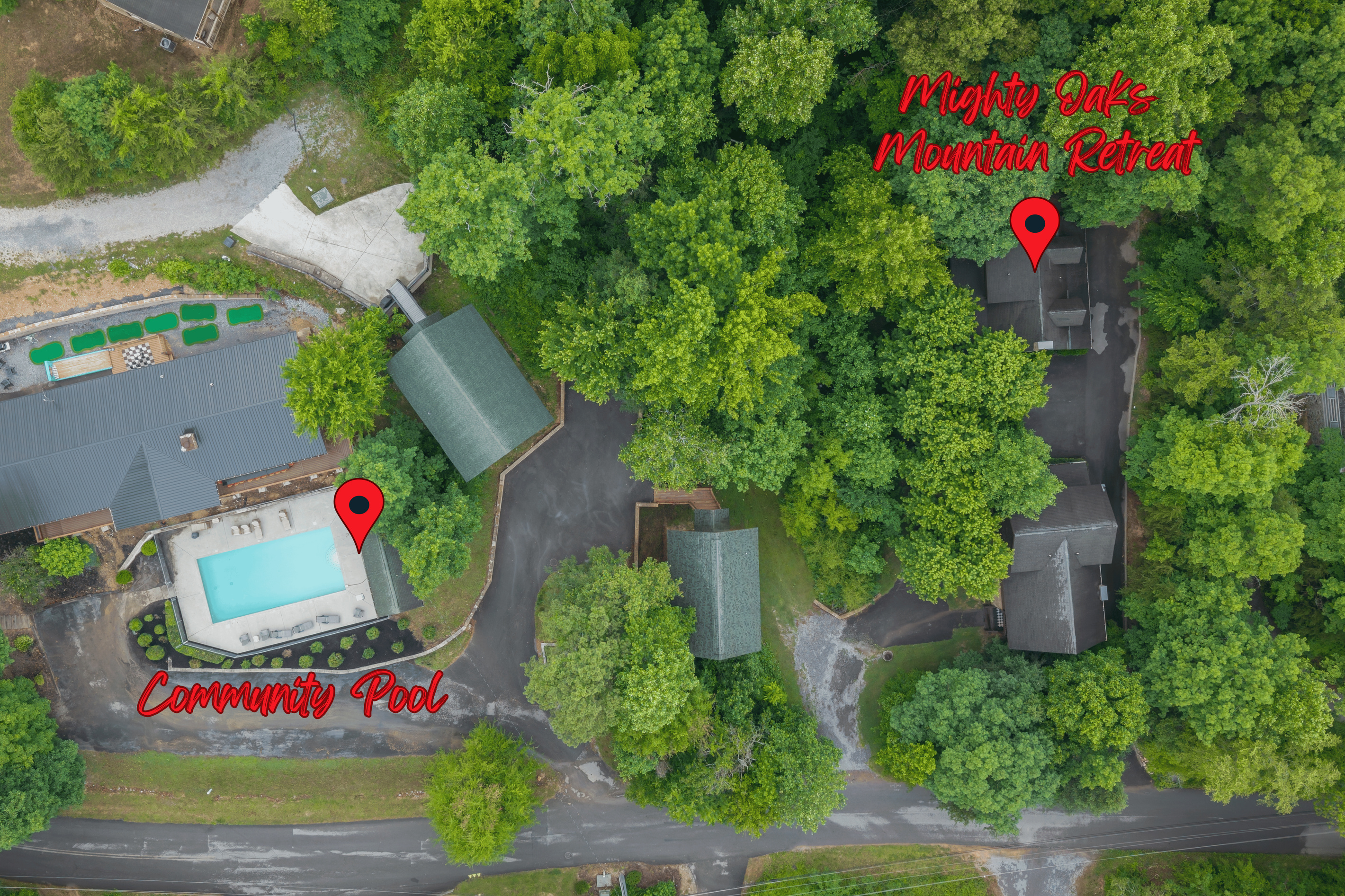 Enjoy the community pool from Memorial to Labor Day with just a short 2-3 minute walk. 