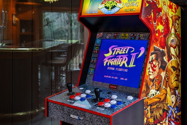 Whether you’re challenging friends or perfecting your moves, this arcade setup brings nonstop fun and a nostalgic edge to your stay