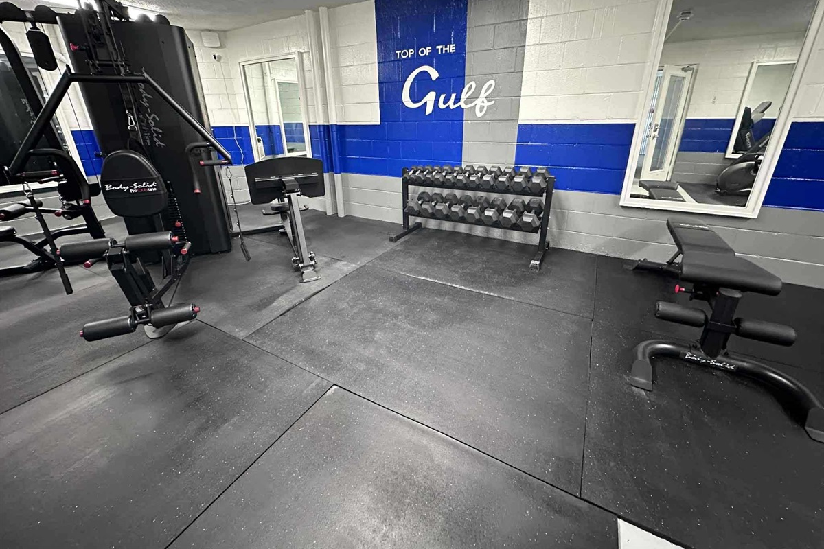 Newly updated fitness center