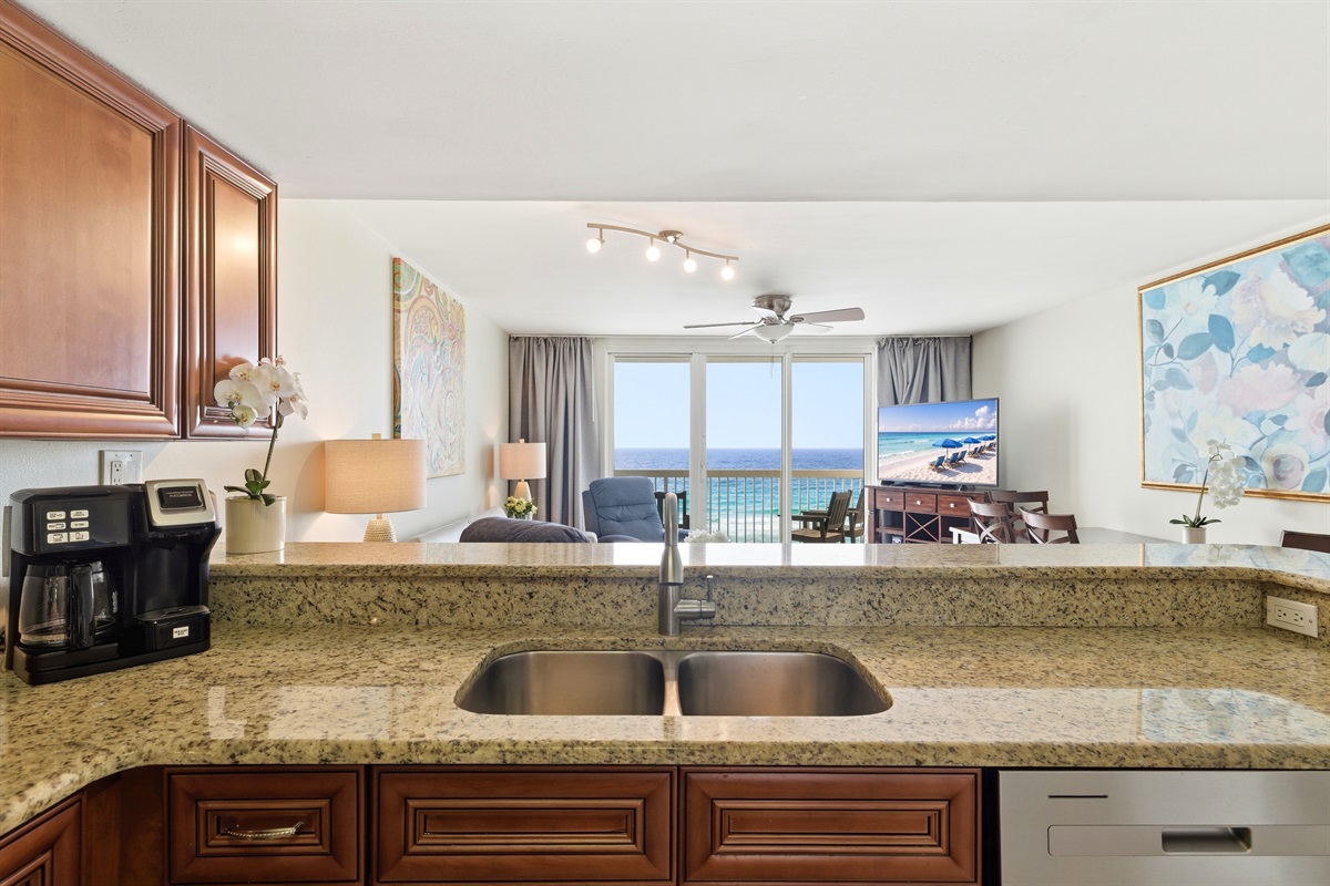 You still can cook and watch the ocean :)