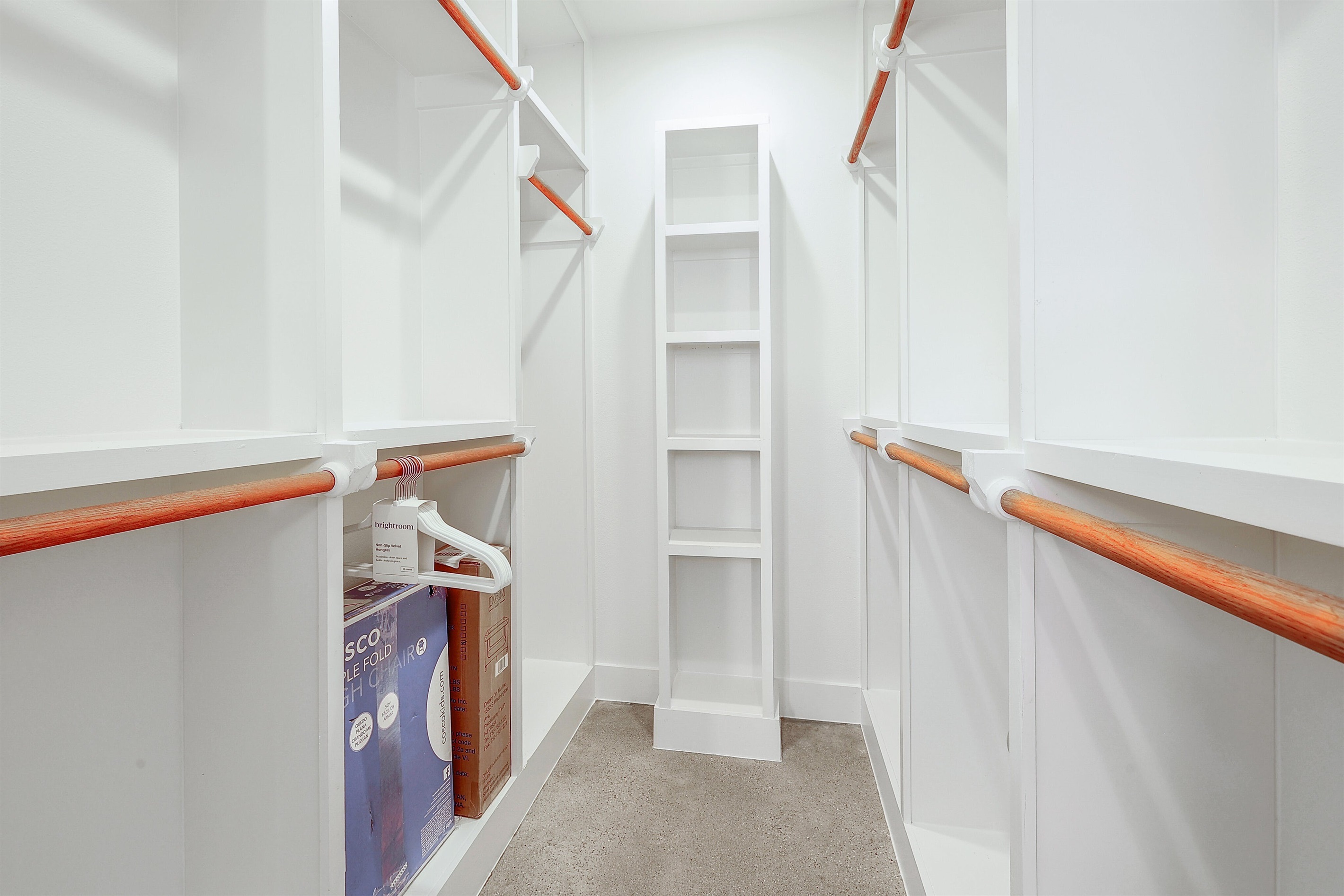 Spacious wardrobe