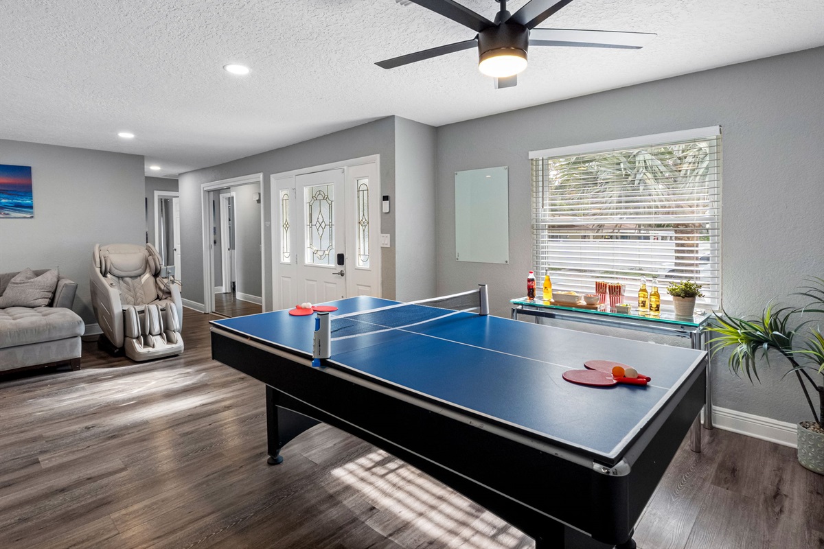 From pool cues to ping pong paddles, everything is provided for nonstop fun—right in the comfort of your vacation home.