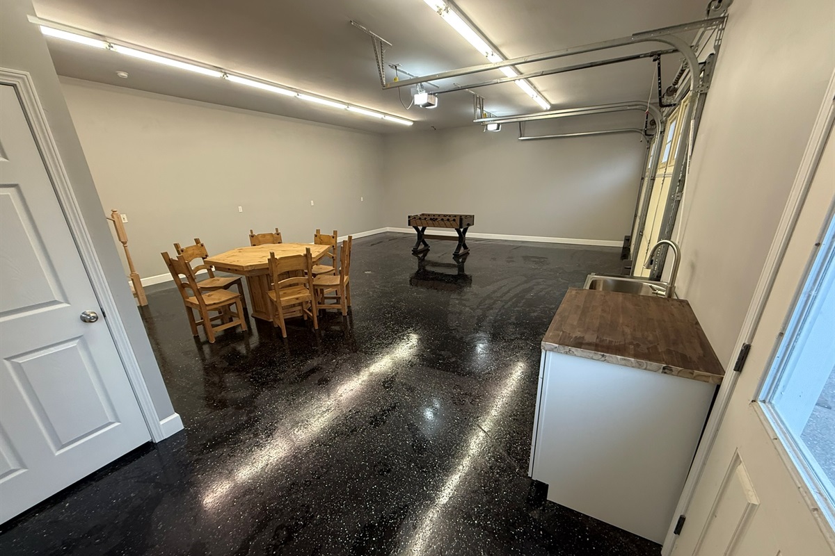 Game to soon have a pool table,  multi-arcade game, ping pong table, poker table, foosball, TV with additional arcade games