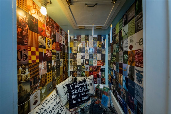 Step into the Wizarding World — our Harry Potter–inspired nook is a guest favorite for fans of all ages