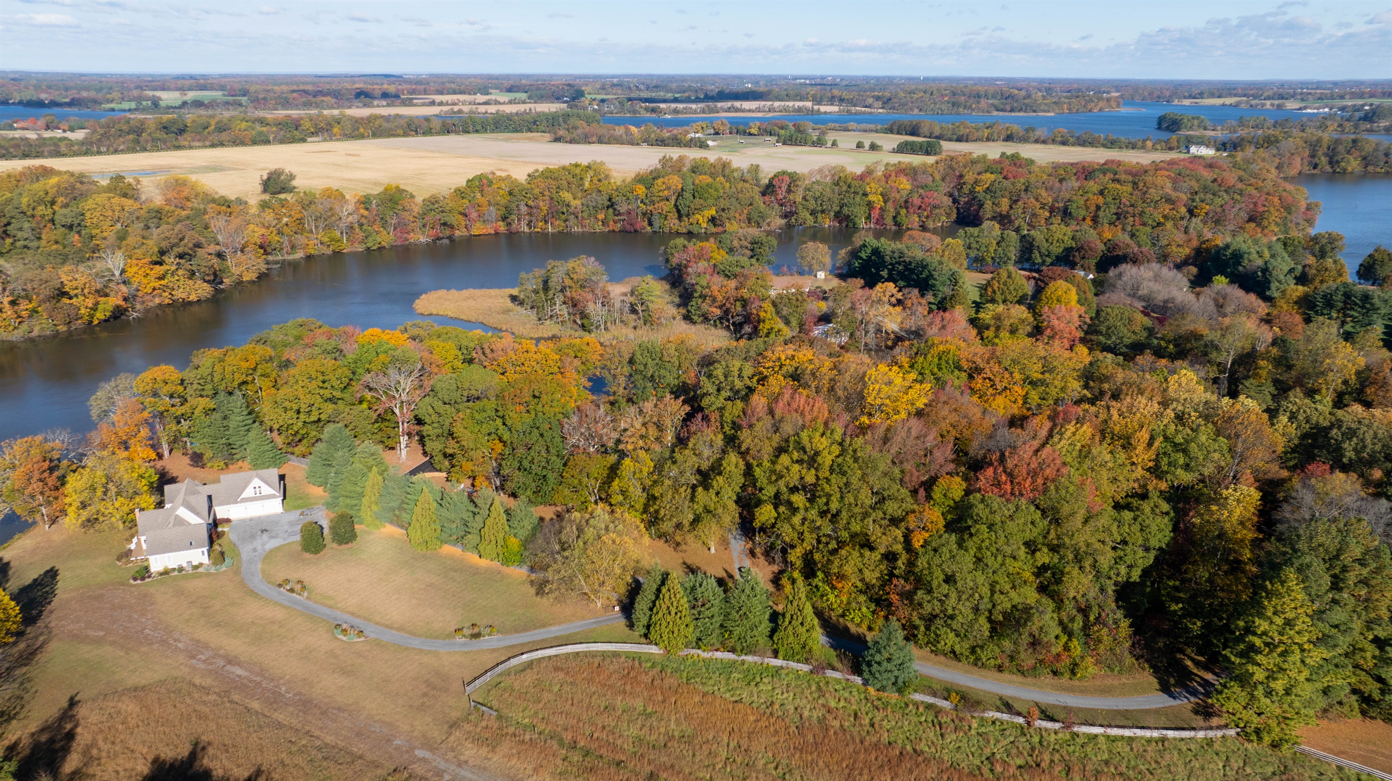 Our stillwater creek is just a few yards away from the Island Creek connection