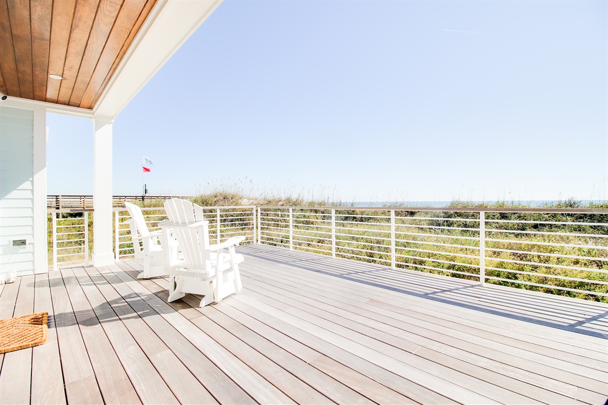 Back Deck - 2nd Floor off of Master Bedroom