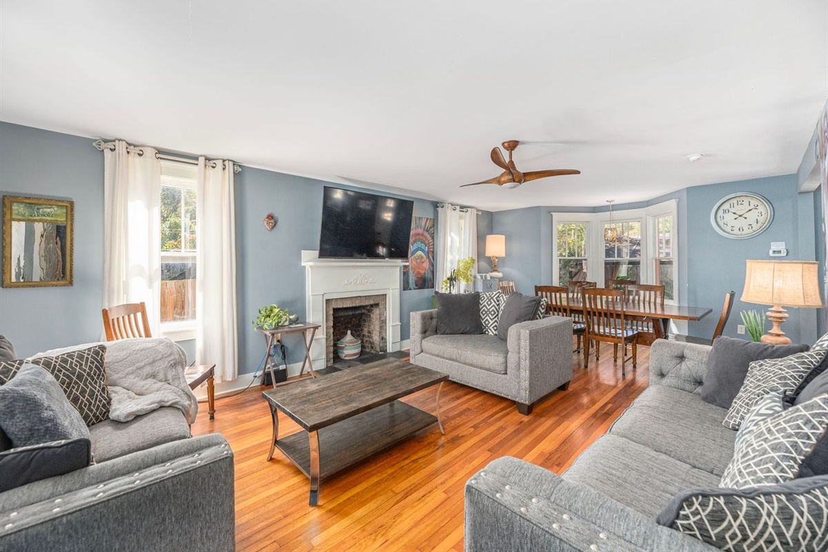 Plush seating for your group to relax 