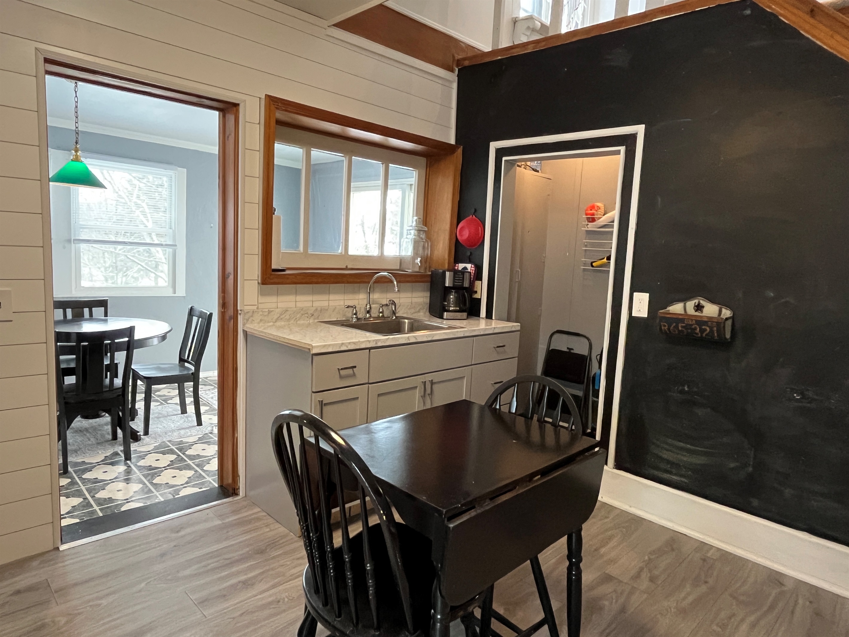 Eat-in Kitchen with dining room beyond