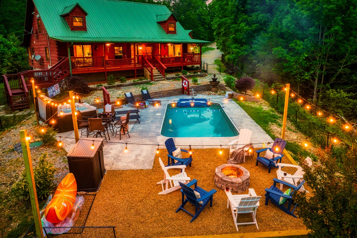 Take a dip in our heated, saltwater pool, soak in our brand new hot tub or roast marshmallows around our fire pit. Or take in the vacation vibes and do it all!