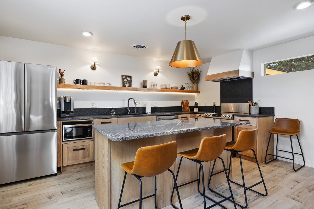 Well-equipped kitchen — everything you need to cook and gather