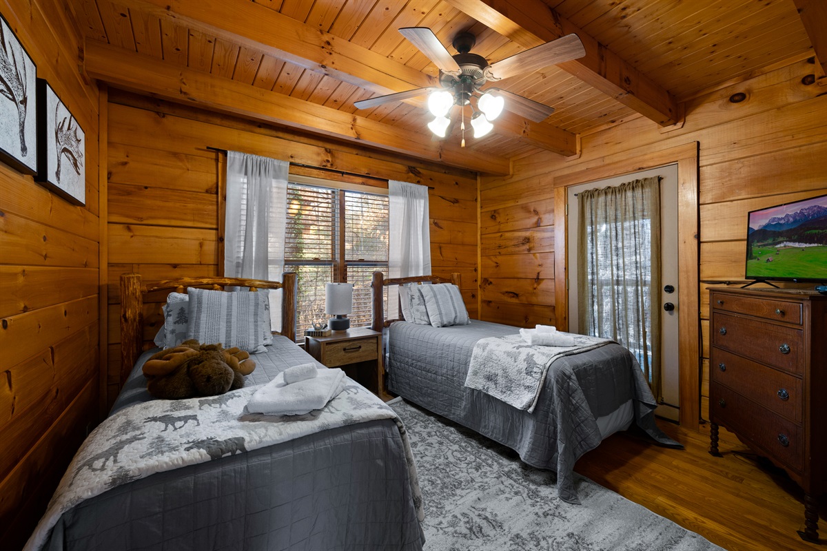 A cozy and inviting space perfect for kids or additional guests.