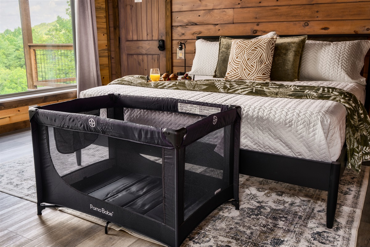 Cozy cove retreat is kid friendly with pack and play and bedding included