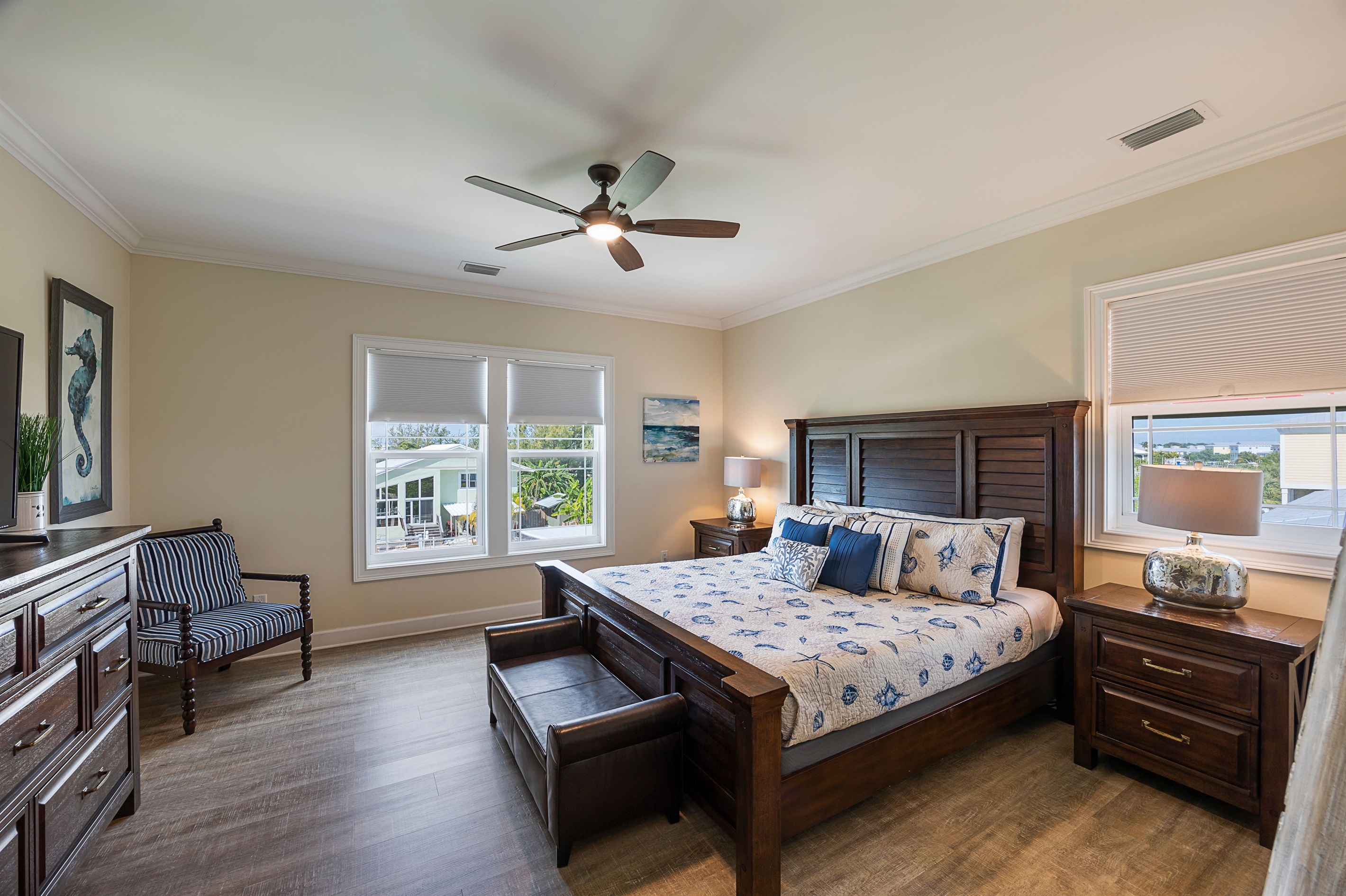 Bedroom 1 with king size bed