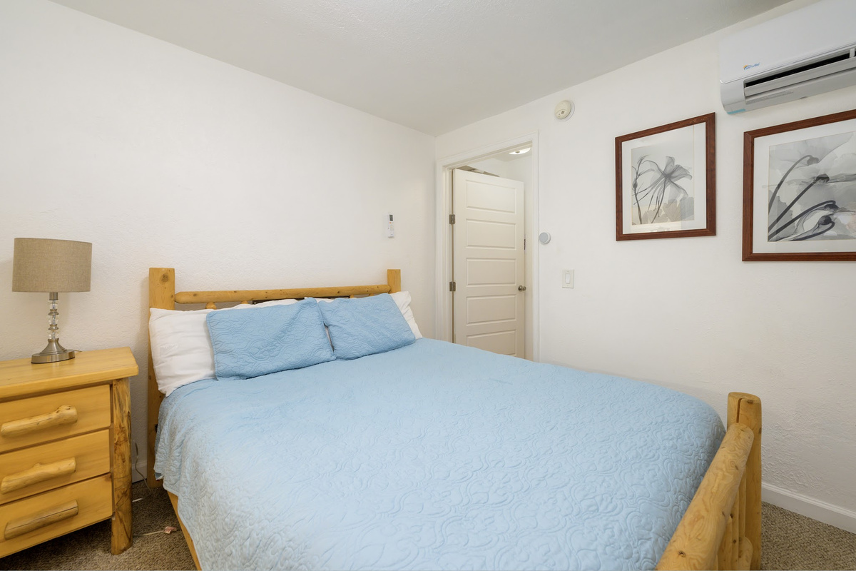 Bright, airy bedroom