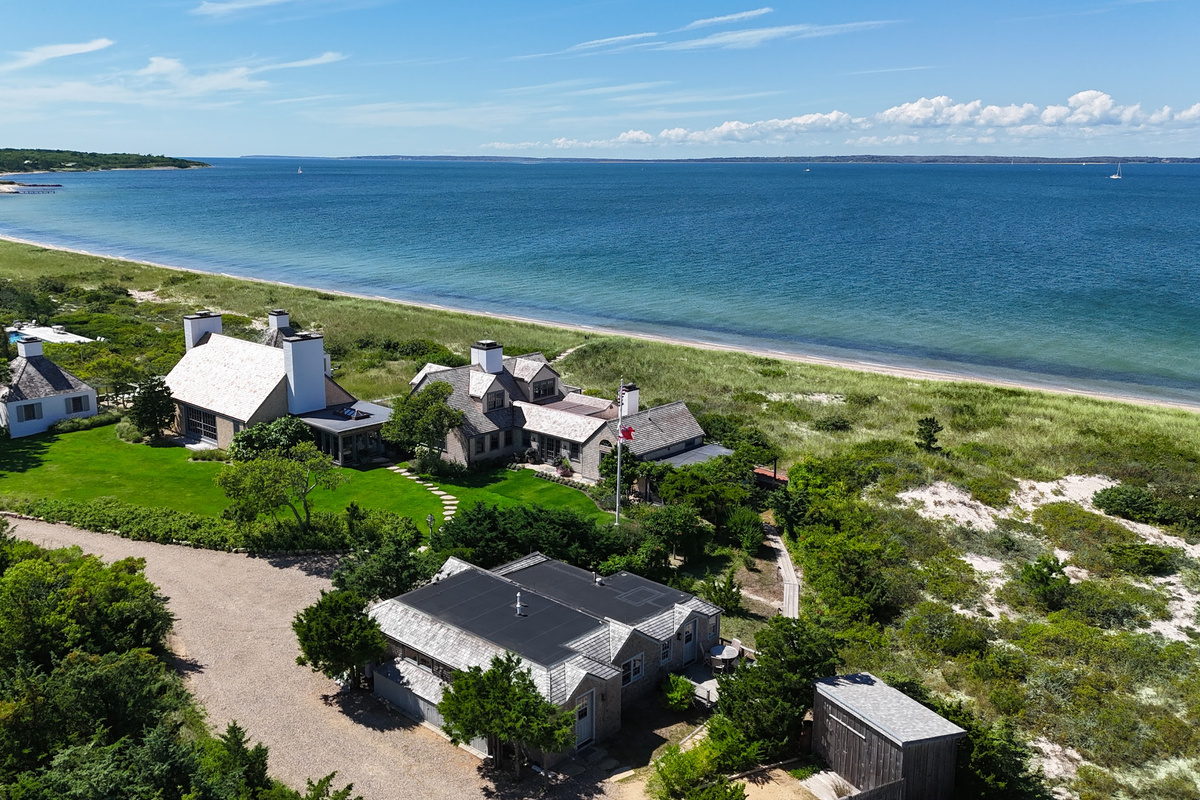Twenty private acres between the Sound and Lake Tashmoo