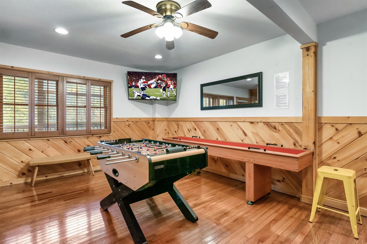 Foosball, shuffleboard, arcade games - oh my!