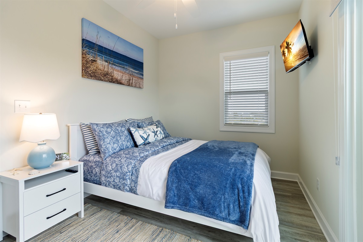 Bedroom 2 - Queen bed and private balcony