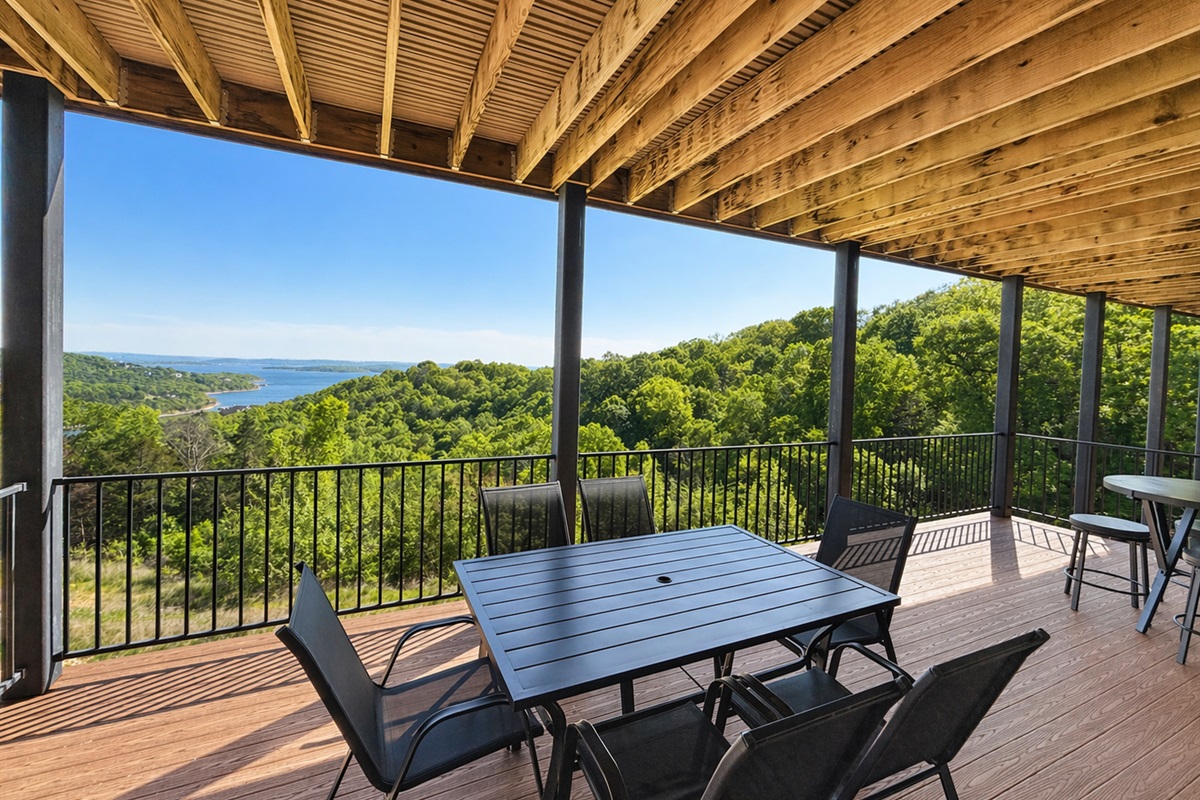 Lower deck that has a view too!