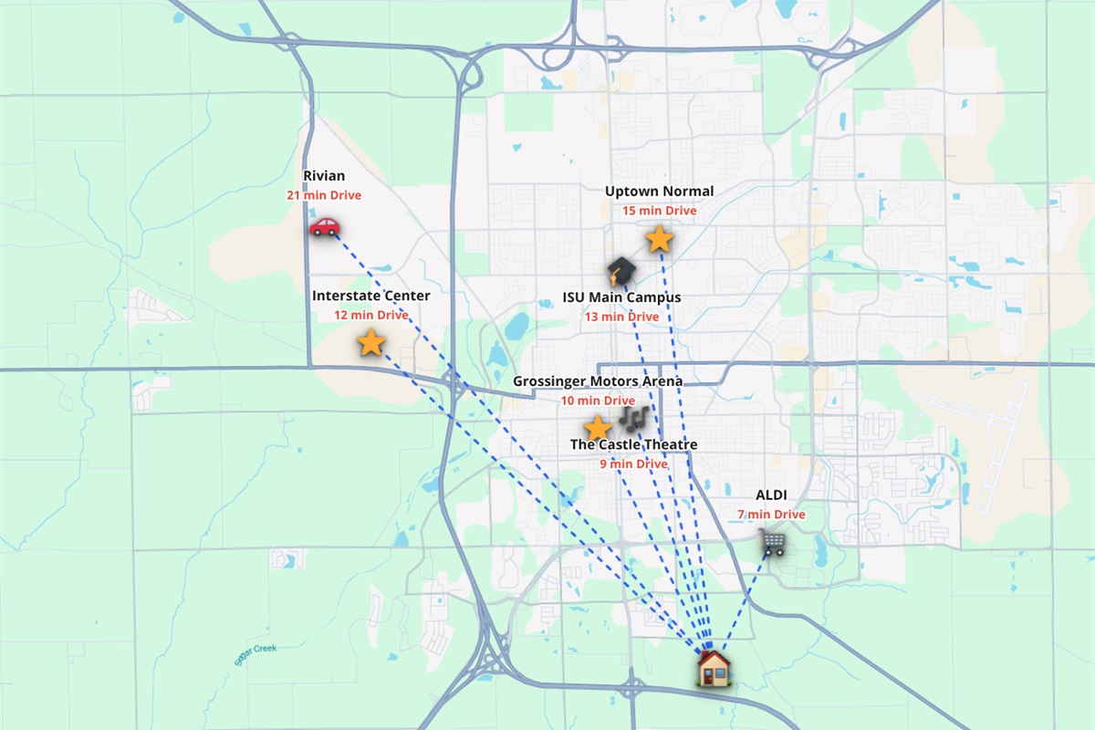 Convenient location, quiet rural setting yet close to everything B/N has to offer