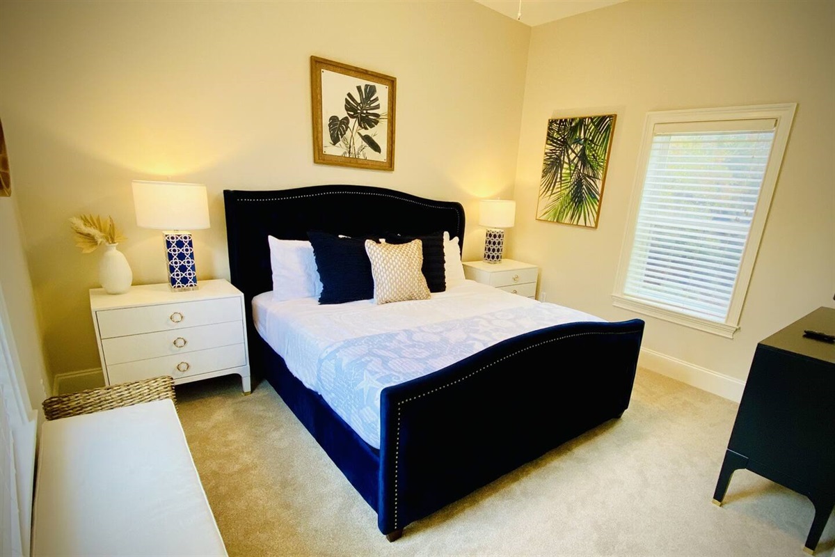 First Floor Bedroom with King bed