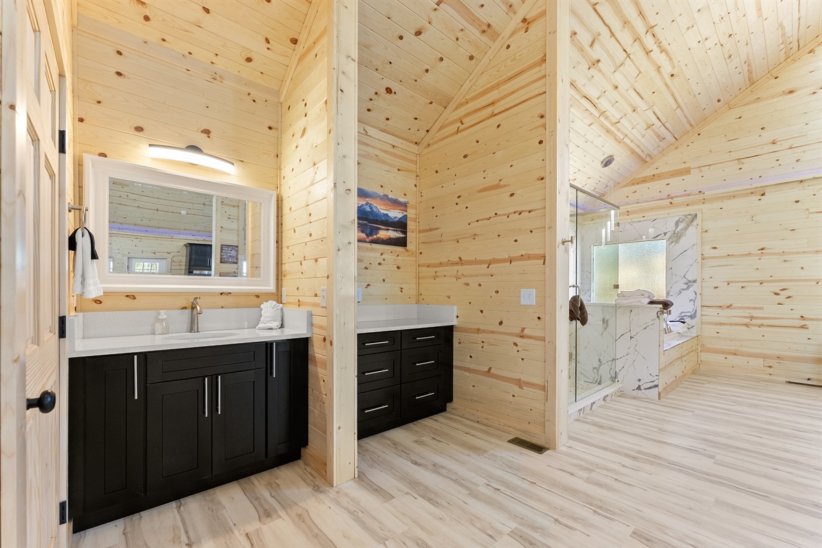 Modern Pamper Area for Freshening Up