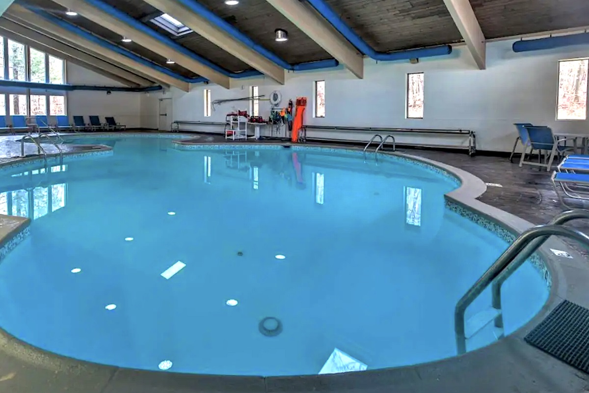 “Community indoor pool — open seasonally from Labor Day to Memorial Day.”