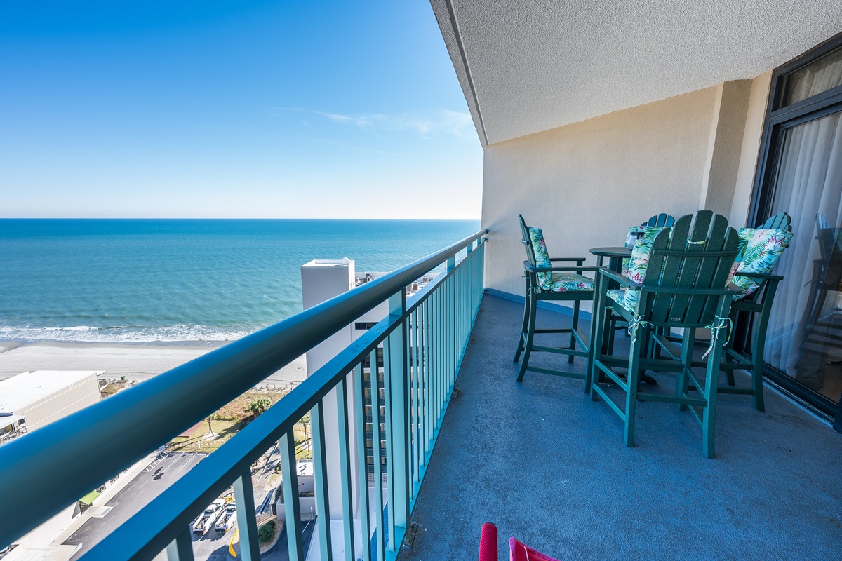 Amazing View from the Balcony!