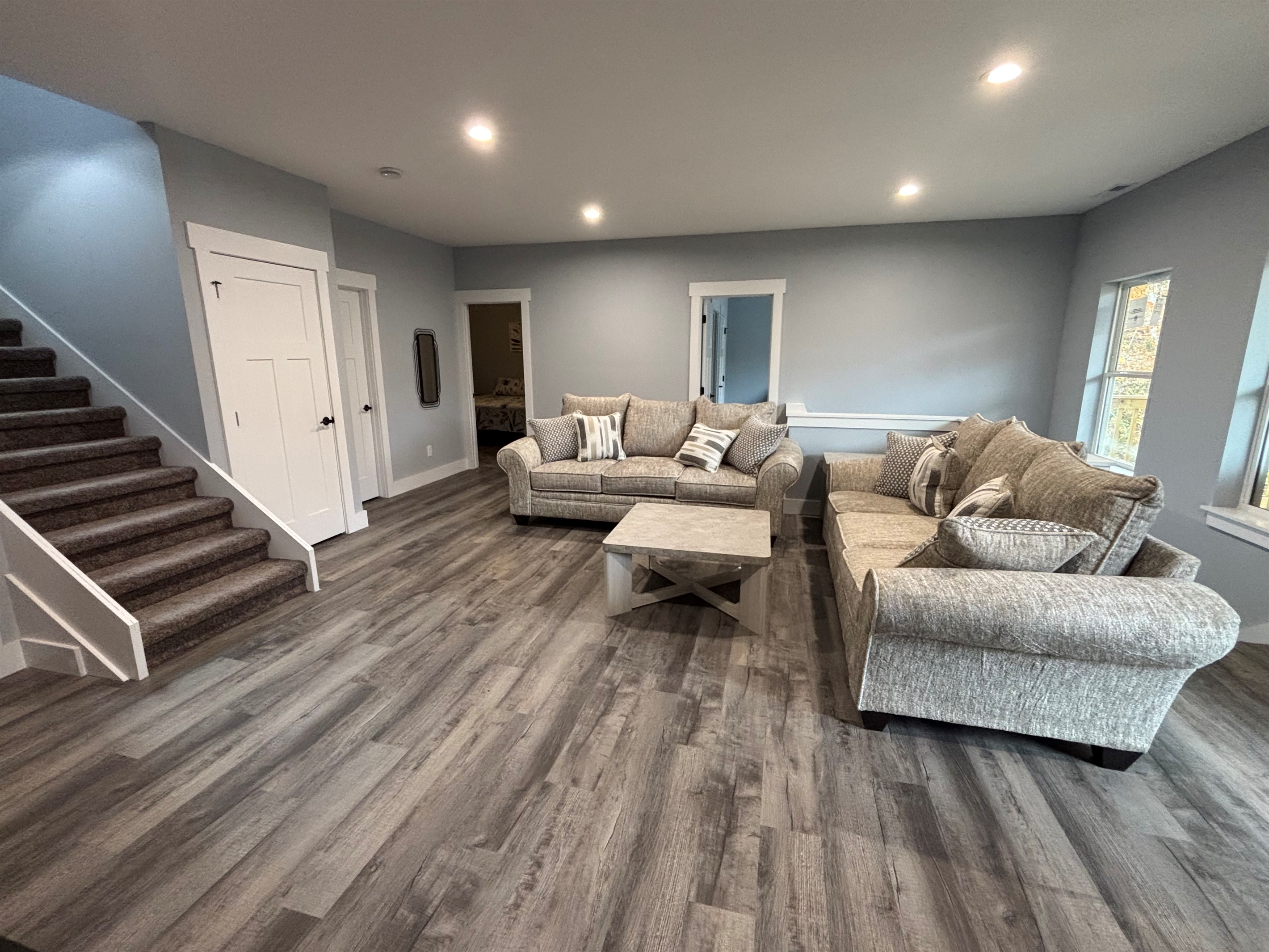 Lower level living room