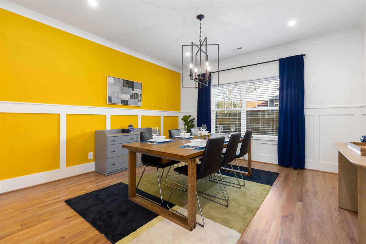 Your beautiful formal dining room.