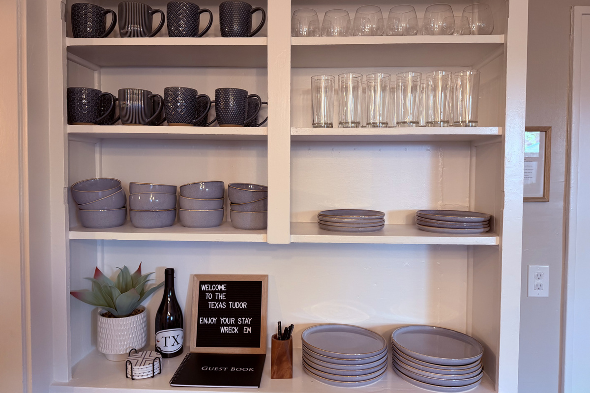 Open Shelves