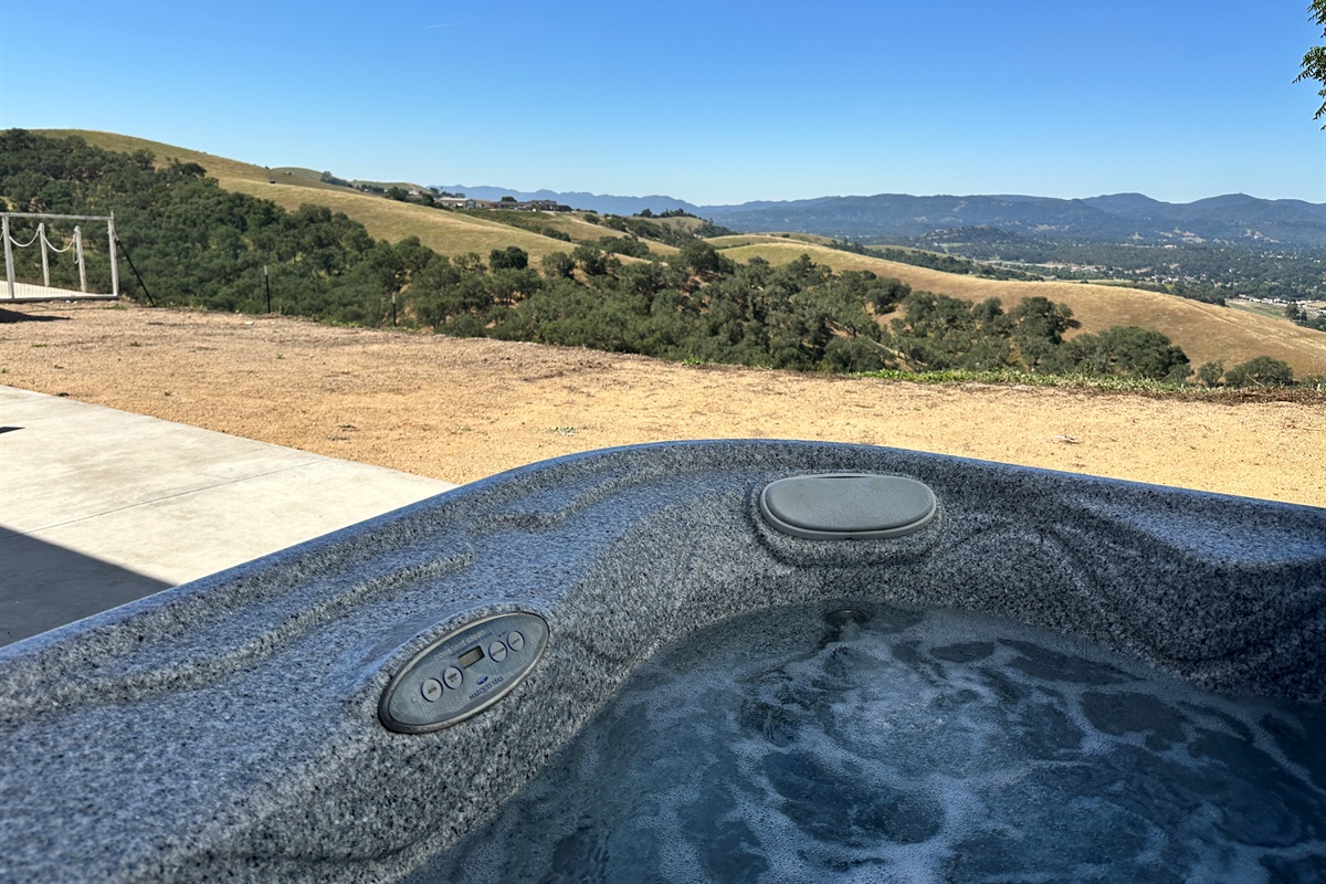 Views from the hot tub