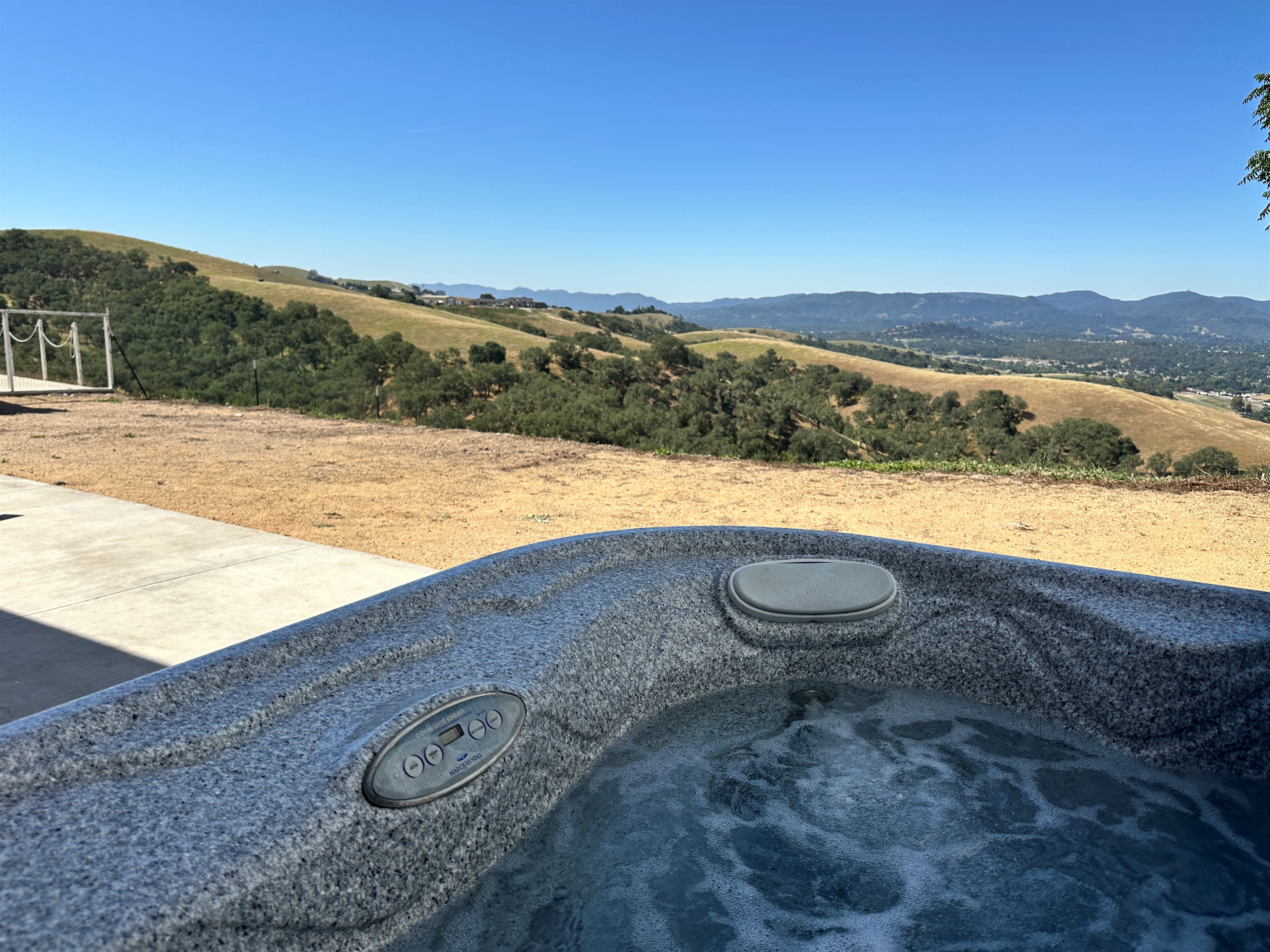 Views from the hot tub