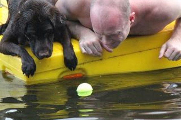 In addition to your private pier, a private yellow floating dock about 50 feet 