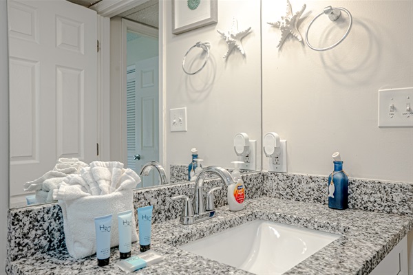 Guest bathroom vanity