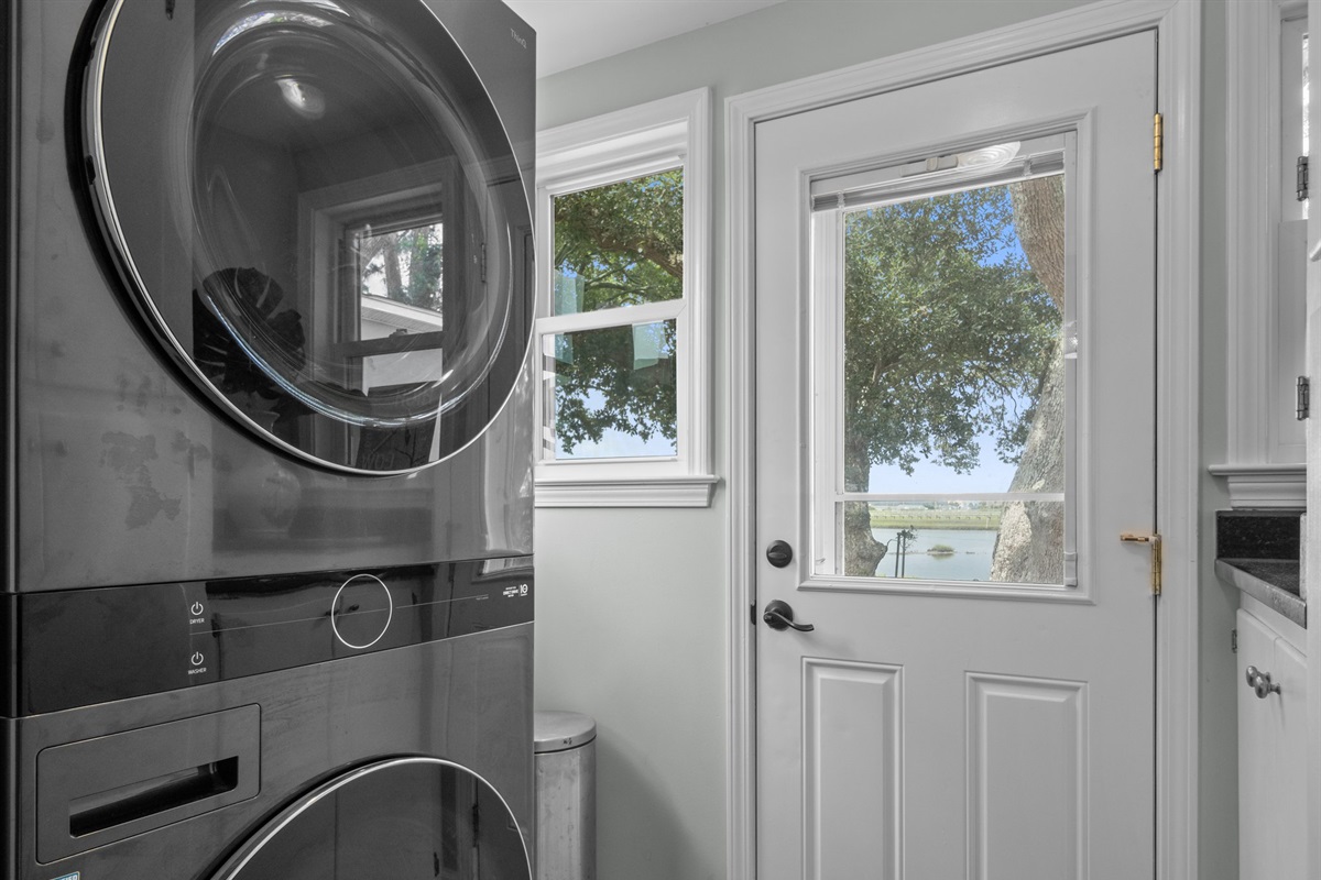Stacked and quiet LG washer and dryer
