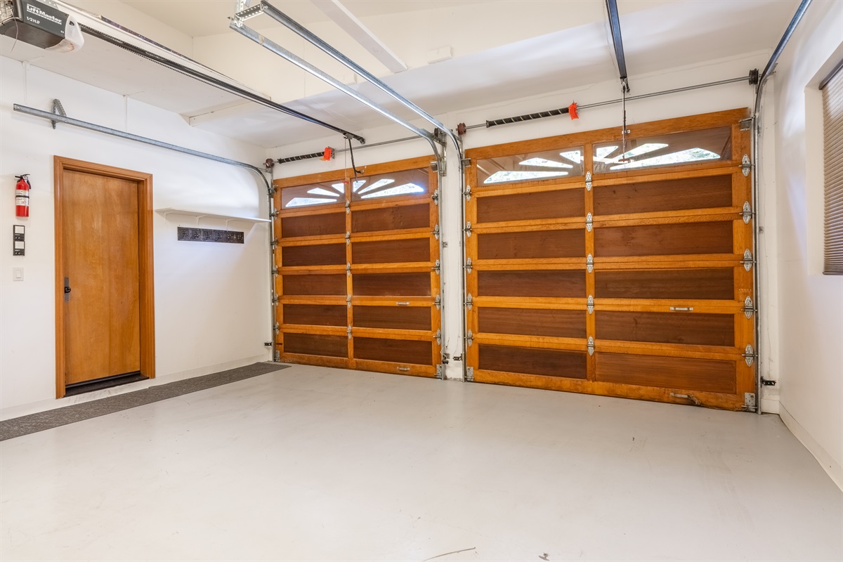 2 bay garage available with the home