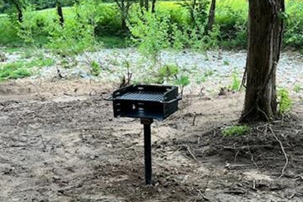 BBQ Grill At Creek Park