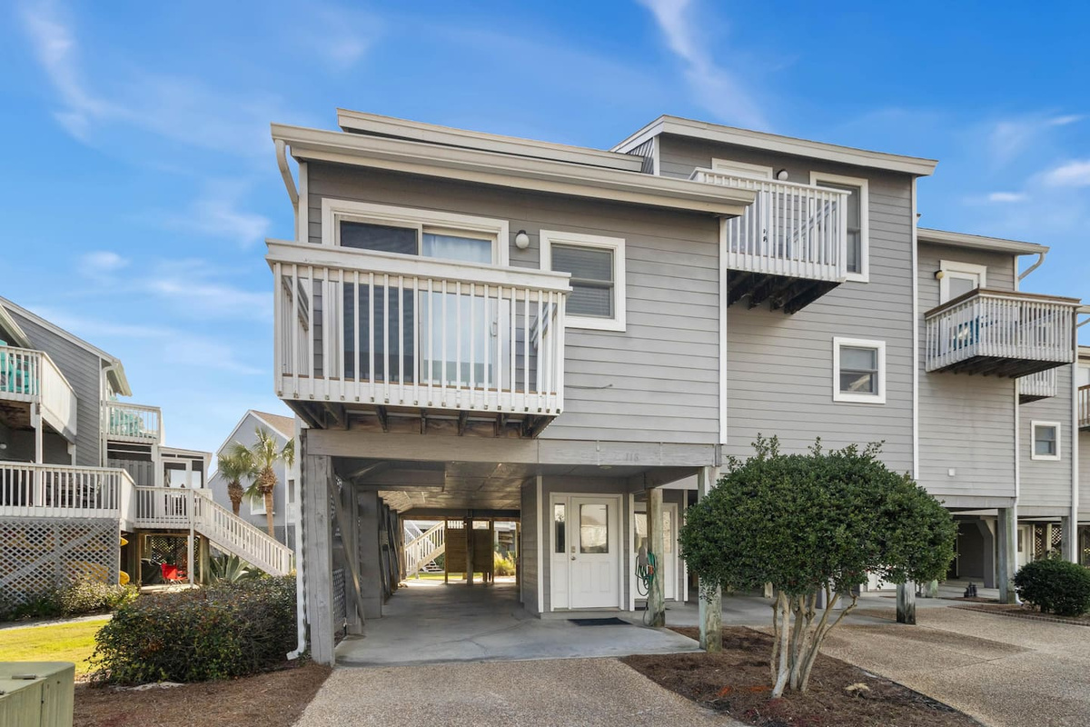 Find Two covered spaces right beneath the unit &mdash; no walking across a parking lot in the rain, and your car stays out of the Florida sun all week.