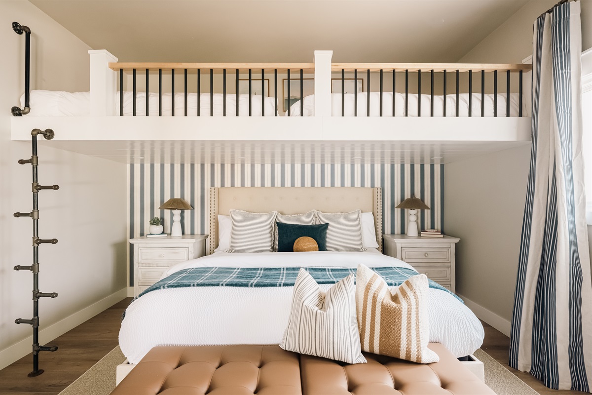 Rest easy in this king bedroom on the main floor.