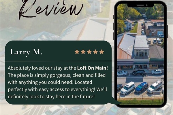 Blue Ridge Loft: 5 Star Reviews