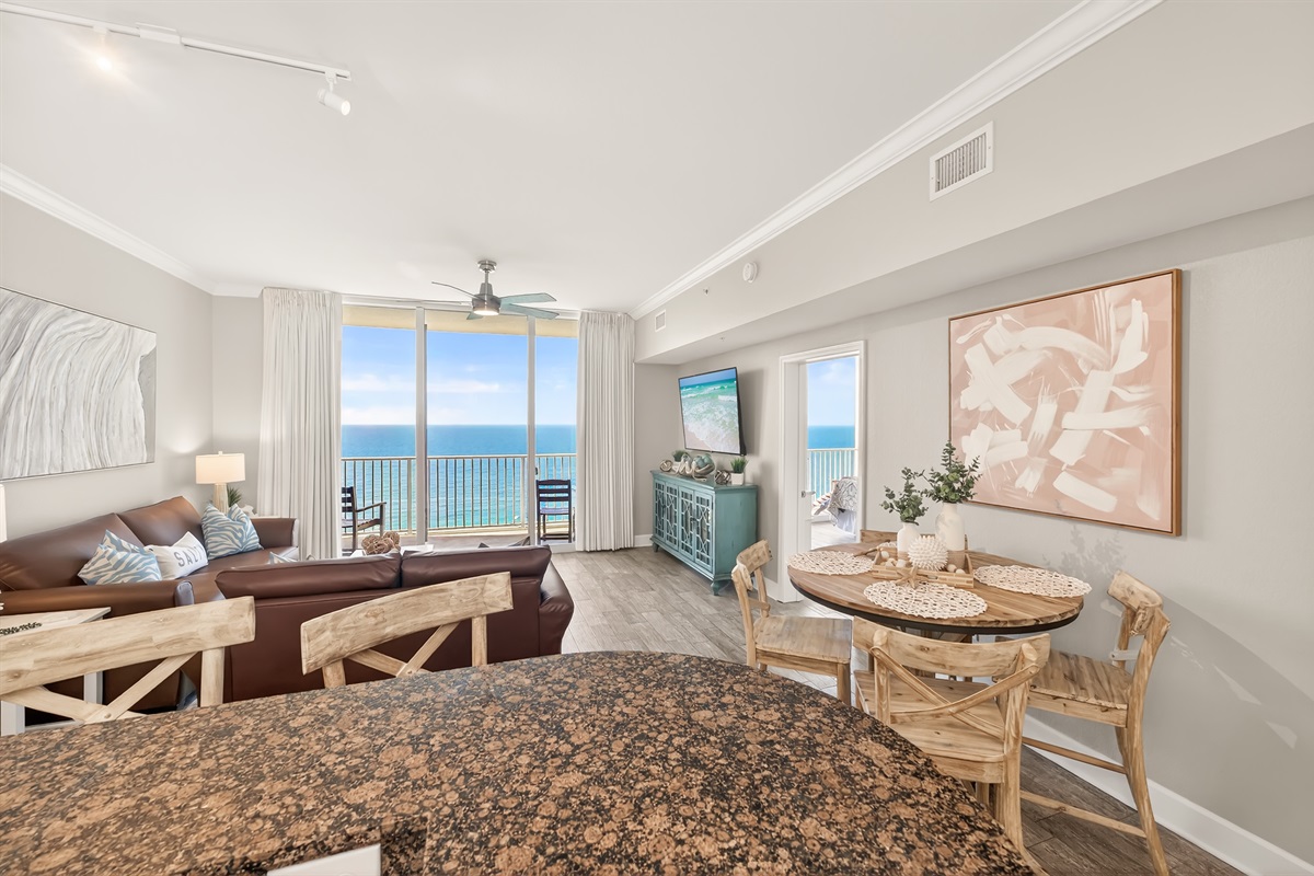 Wide open living with plenty of room to spread out.