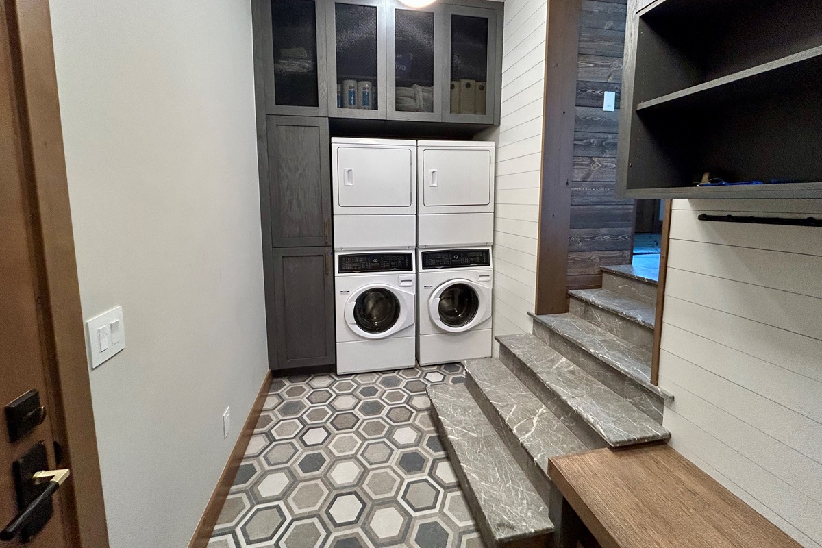 Main Laundry just off the entry
